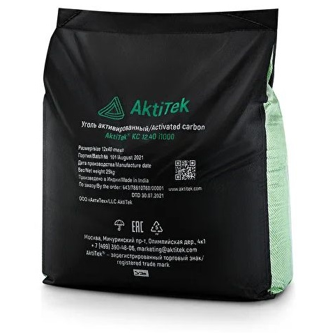 AktiTek KC 12x40 i1000 — активированный кокосовый уголь